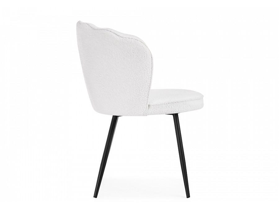 Стул на металлокаркасе Coral white / black