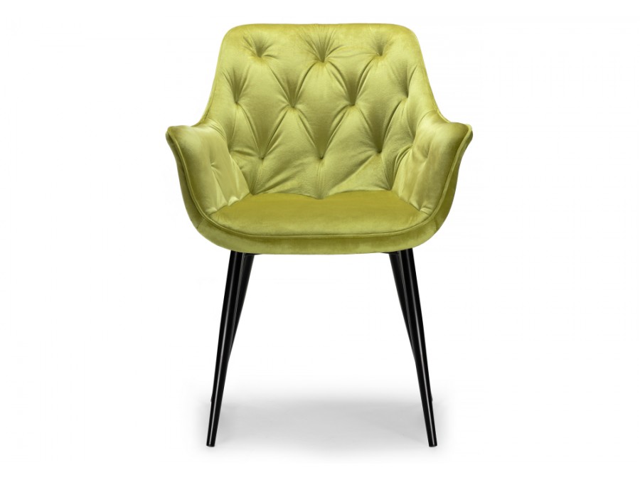 Стул на металлокаркасе Remo khaki / black