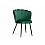 Стул на металлокаркасе Coral green / black