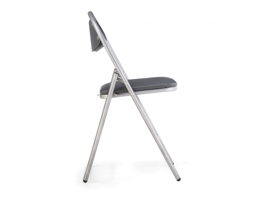 Стул на металлокаркасе Gikat серый полимер / светлый мусс