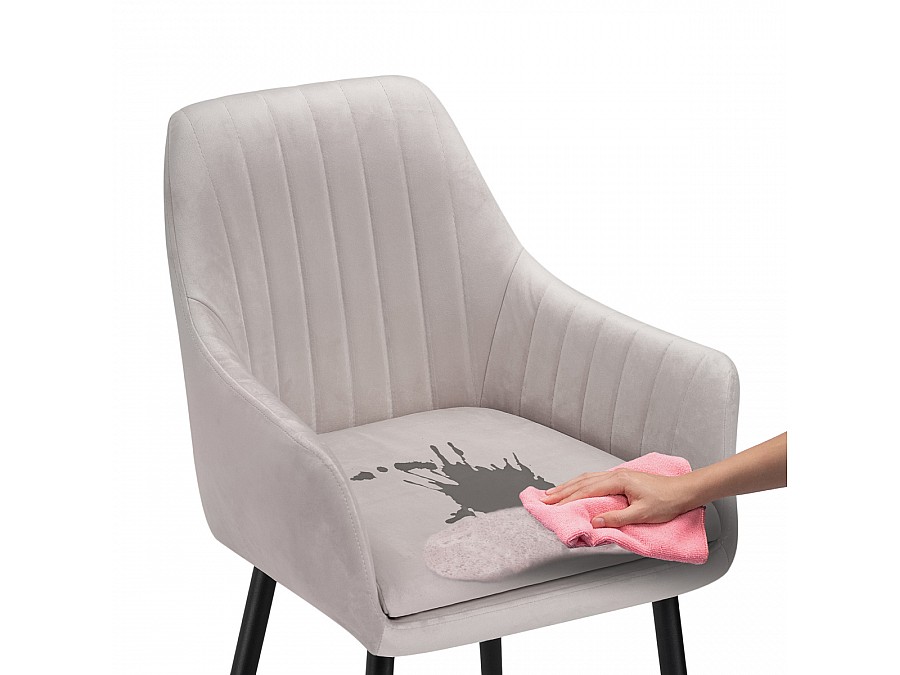 Стул на металлокаркасе Райнер MR -28 / черный