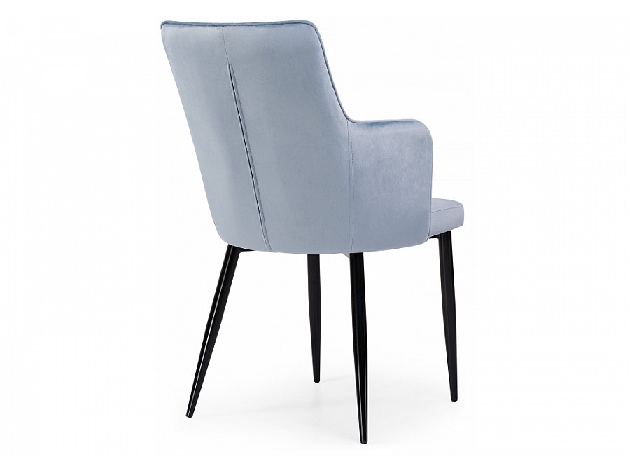 Стул на металлокаркасе Benza blue / black