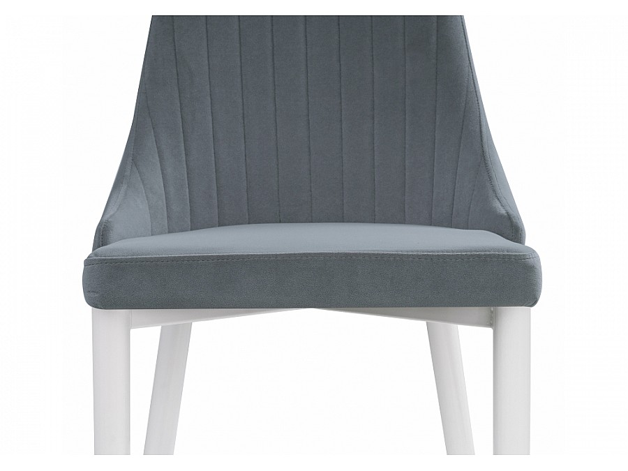Стул на металлокаркасе Kora white / gray