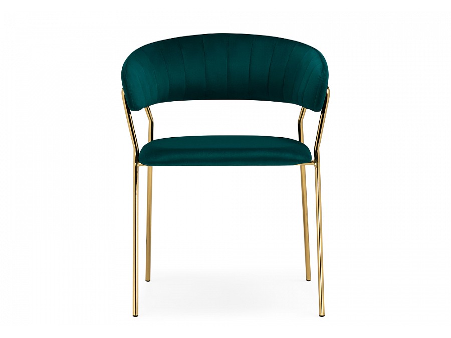 Стул на металлокаркасе Kamelia 1 green / gold