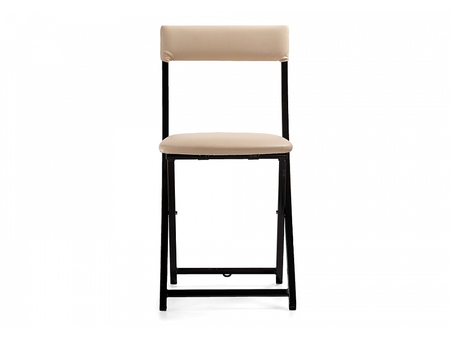 Стул на металлокаркасе Elevis ваниль крап / темный мусс