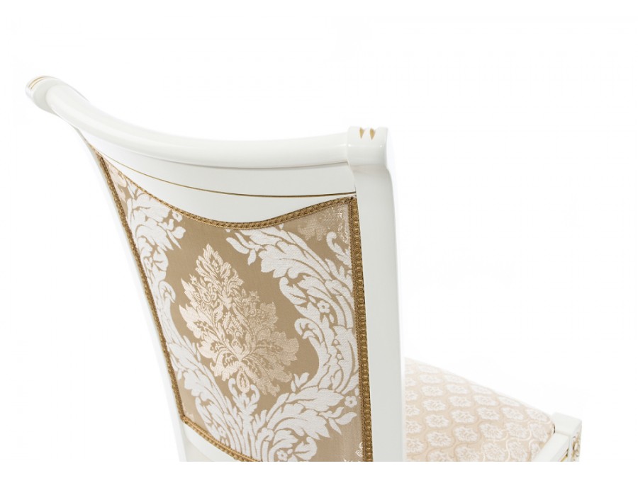 Стул деревянный Mariano молочный / патина