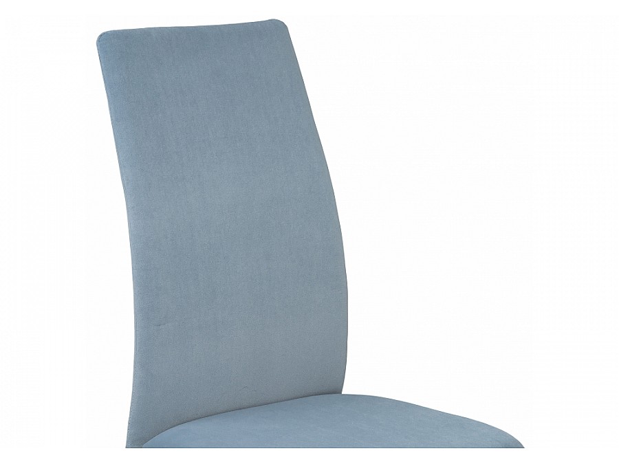 Стул на металлокаркасе Tod light blue / black