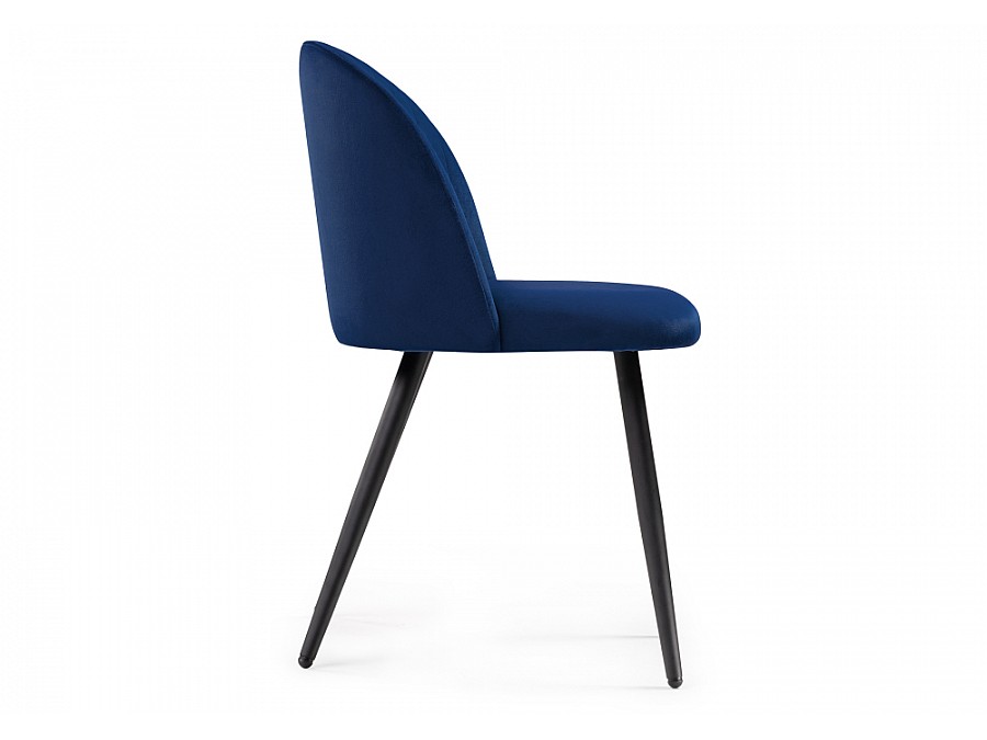 Стул на металлокаркасе Gabi 1 dark blue / black