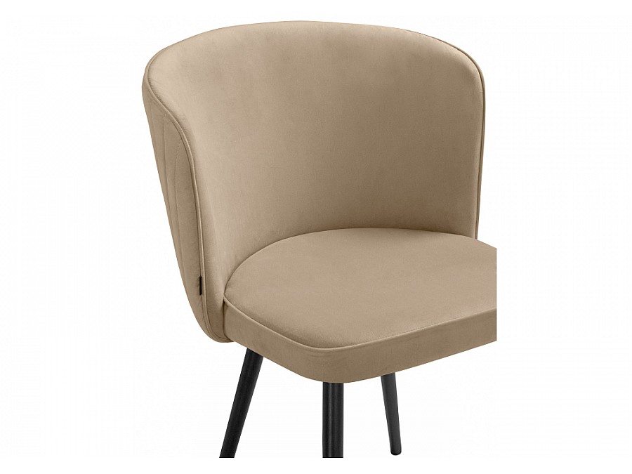 Стул на металлокаркасе Фрибур velutto 05 / черный