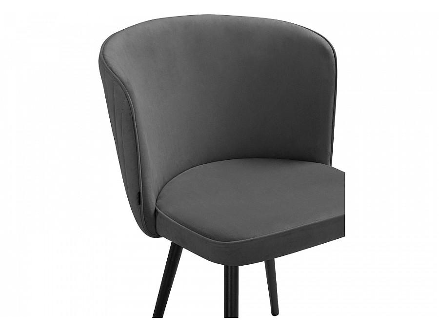 Стул на металлокаркасе Фрибур velutto 32 / черный