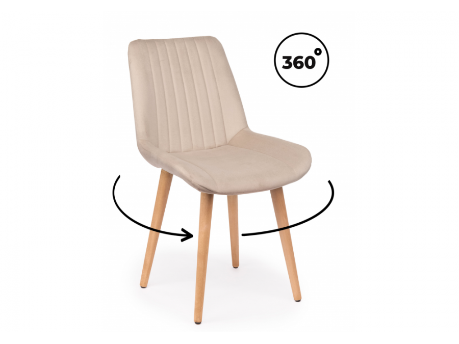 Седа 360 бежевый (zd 210) / светлое дерево np