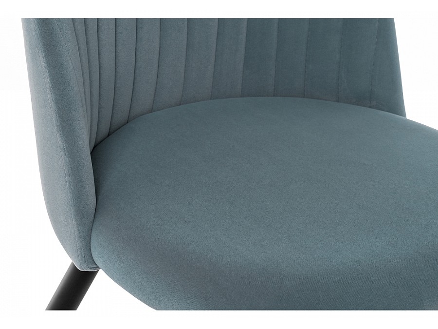 Стул на металлокаркасе Gabi 1 light blue / black