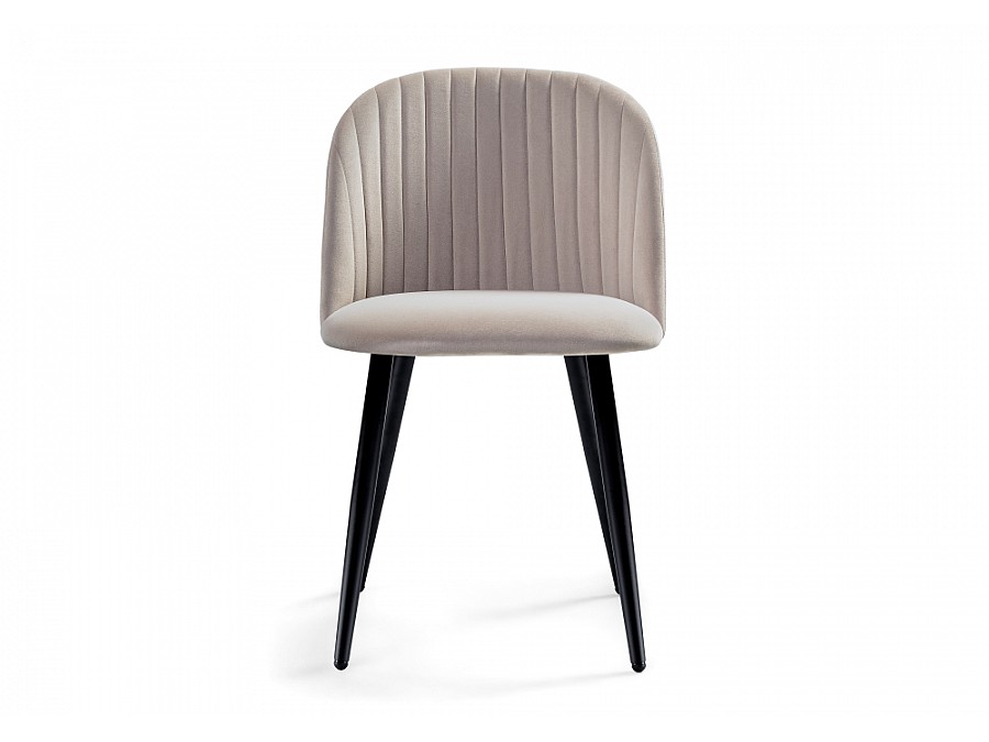 Стул на металлокаркасе Gabi 1 latte / black