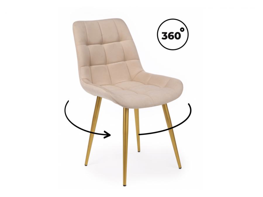 Челси 360 К бежевый (zd 210) / золотой np