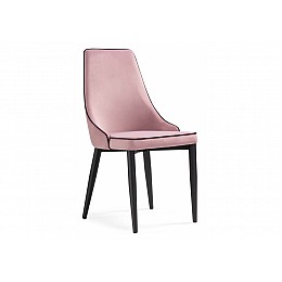 Стул на металлокаркасе Kora 1 light purple / black