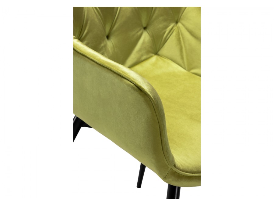 Стул на металлокаркасе Remo khaki / black