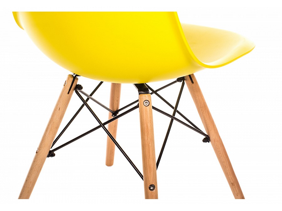 Eames PC-015 желтый ножки дерево