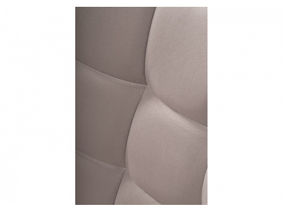 Стул на металлокаркасе Челси крутящийся велюр латте / черный