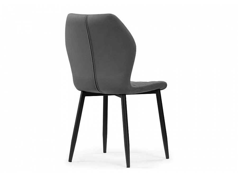 Стул на металлокаркасе Софи темно-серый / черный