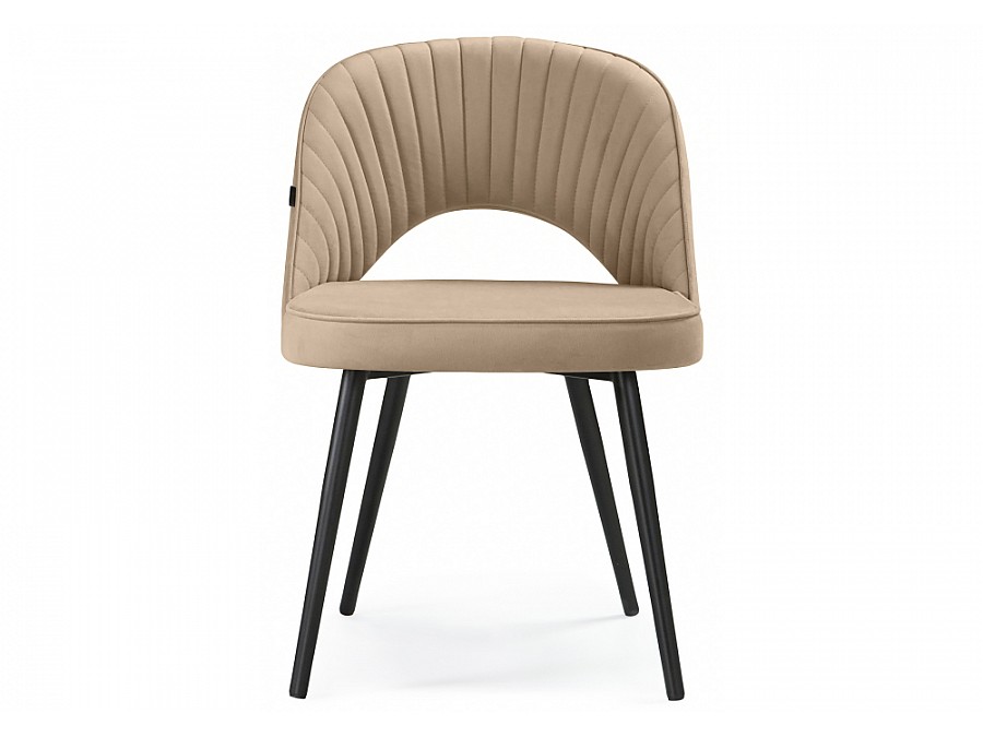 Стул на металлокаркасе Сандвикен черный / velutto 05