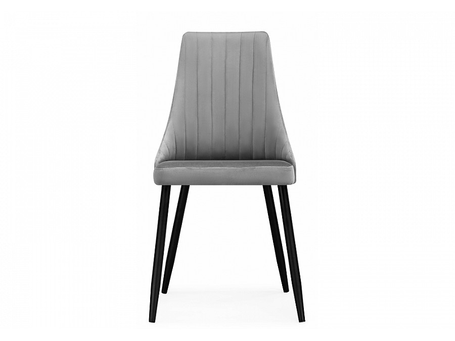 Стул на металлокаркасе Кора темно-серый / черный