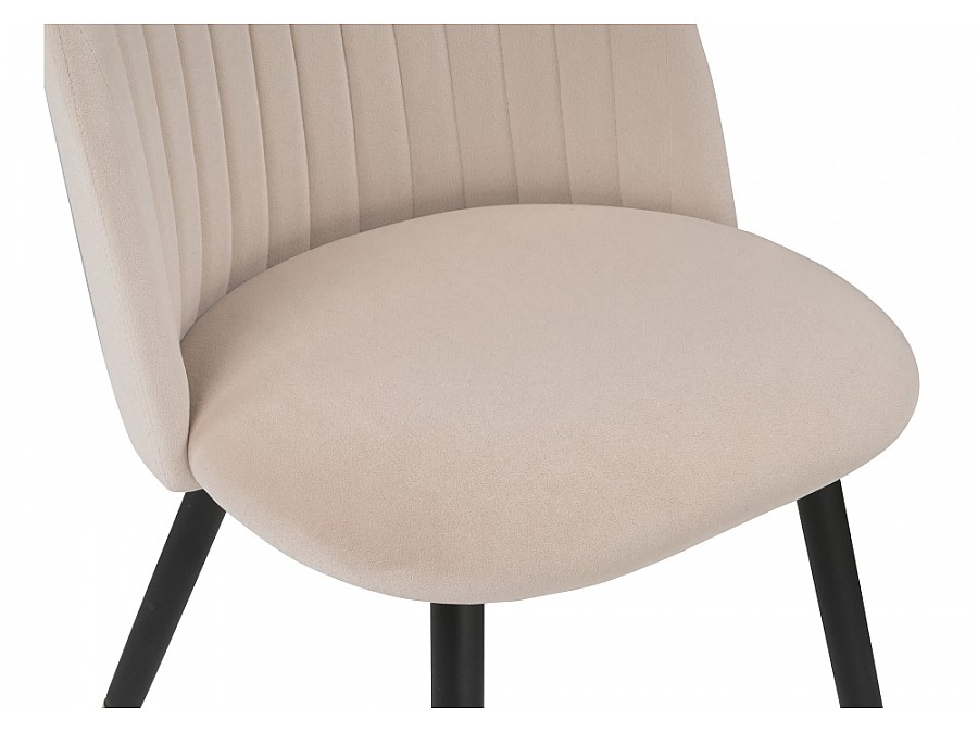 Стул на металлокаркасе Gabi beige / black / gold