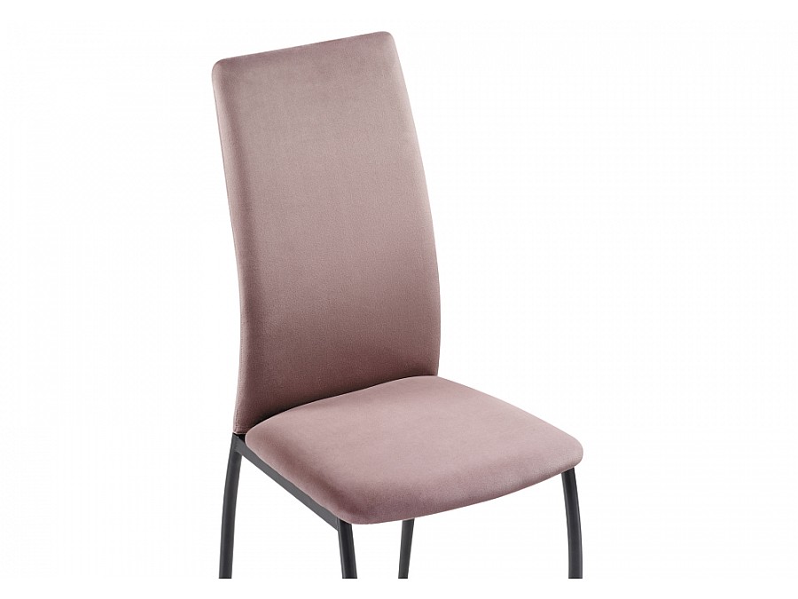 Стул на металлокаркасе Tod black / light purple