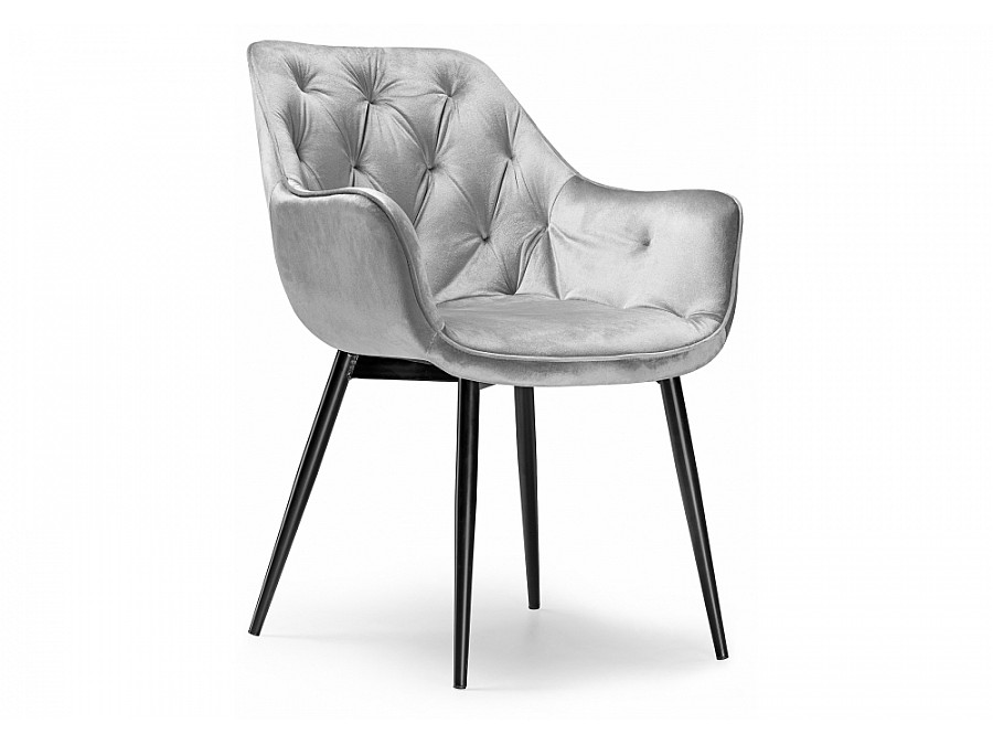 Стул на металлокаркасе Remo light gray