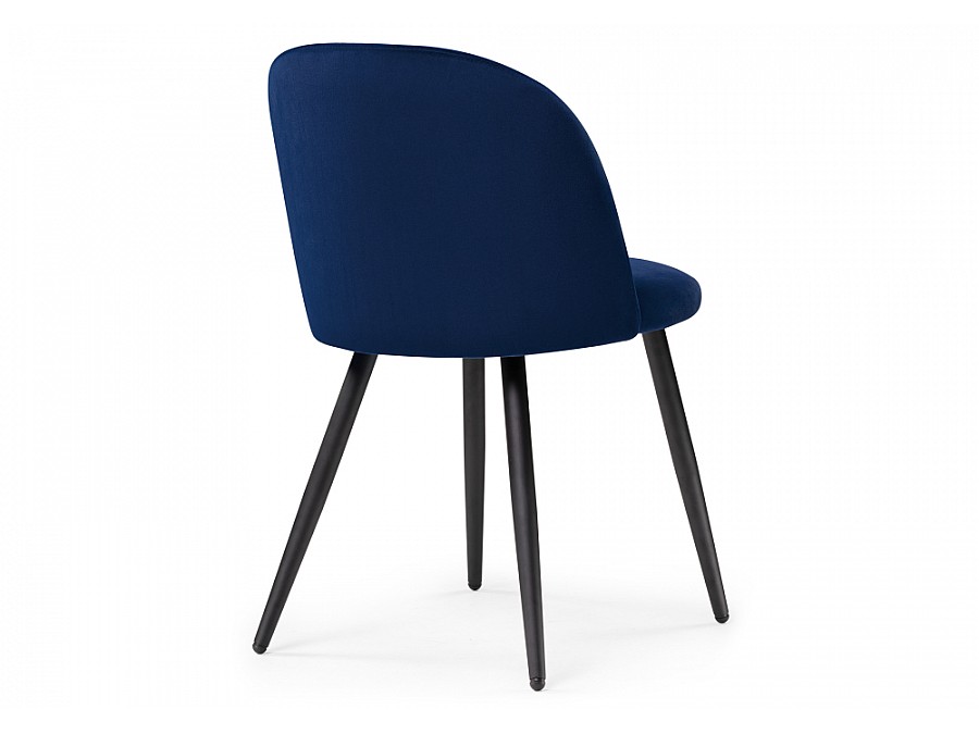 Стул на металлокаркасе Gabi 1 dark blue / black