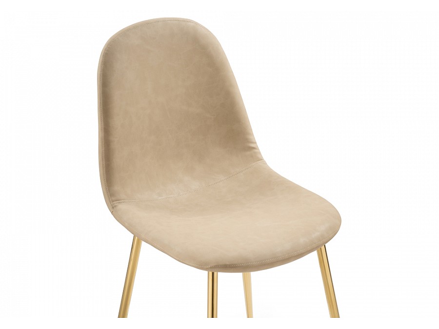 Стул на металлокаркасе Lilu 1 yellow / gold