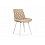 Стул на металлокаркасе Баодин Б/К бежевый / белый
