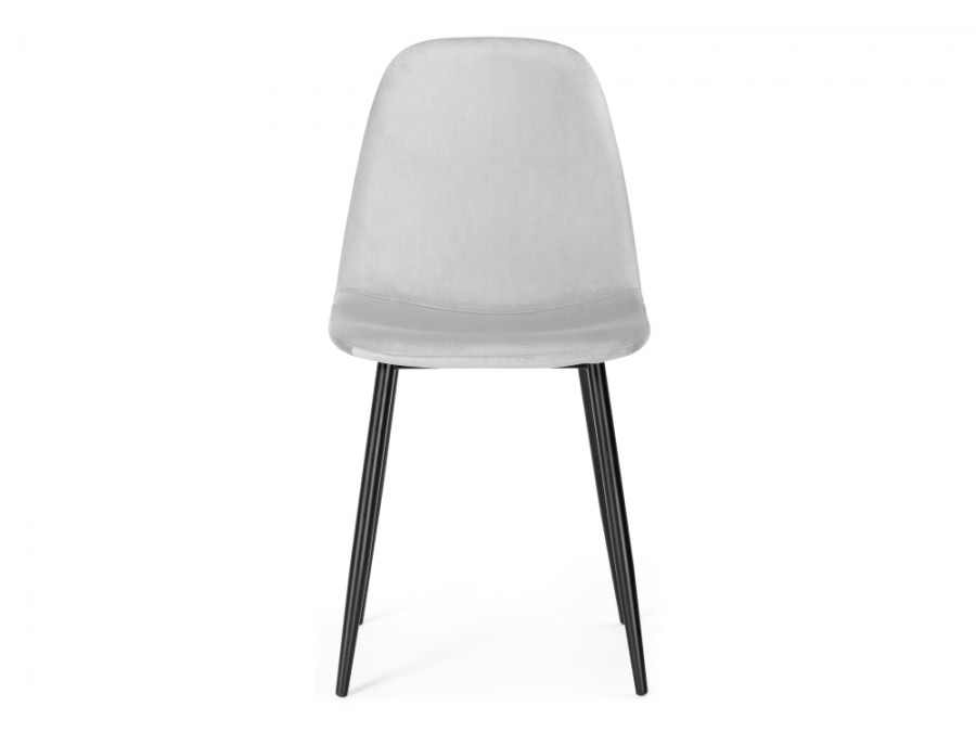 Стул на металлокаркасе Lilu light grey / black