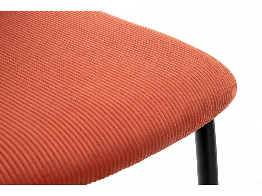 Стул на металлокаркасе Tod red / black