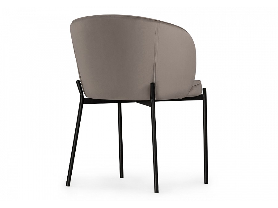 Стул на металлокаркасе Нейл дымчатый / черный