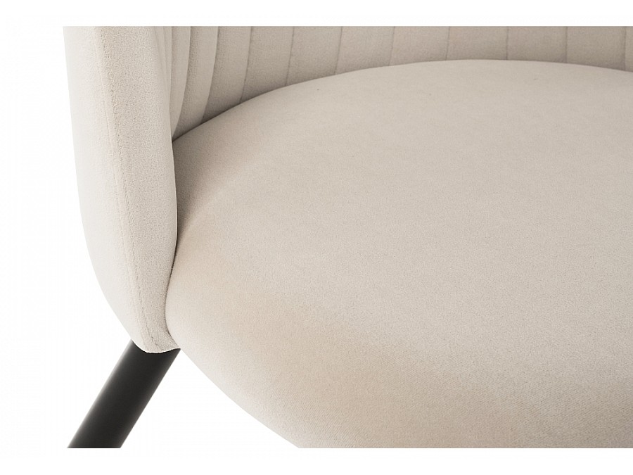 Стул на металлокаркасе Gabi 1 beige / black