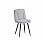 Стул на металлокаркасе Майк светло-серый / черный