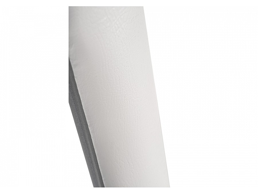 Стул на металлокаркасе Lamniel косое кольцо белый полимер / светлый мусс