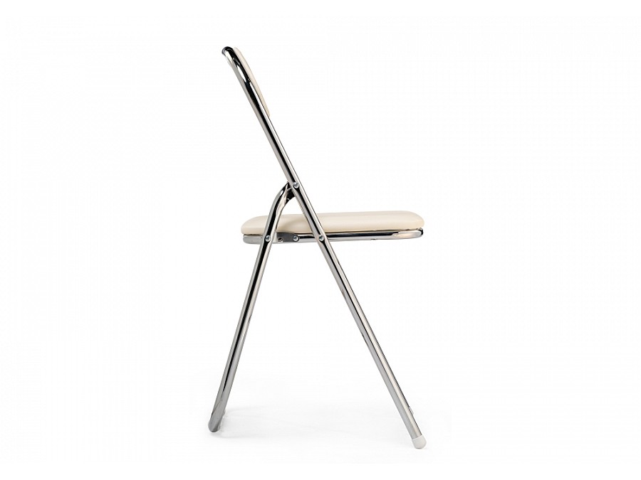 Стул на металлокаркасе Fold 1 складной beige / chrome