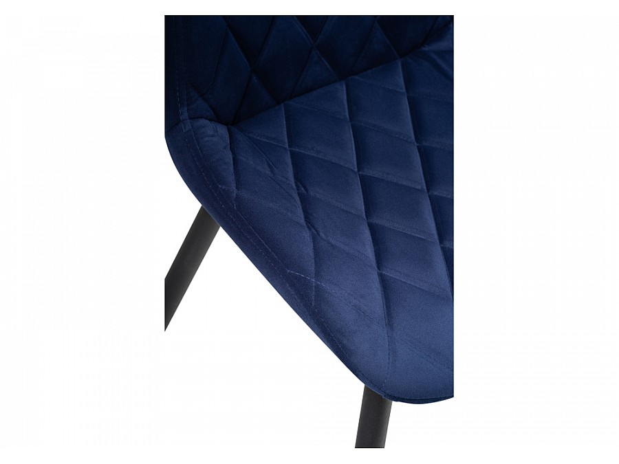 Стул на металлокаркасе Баодин Б/К синий / черный