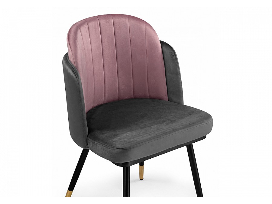 Penelopa dark gray / PINK /  black / gold