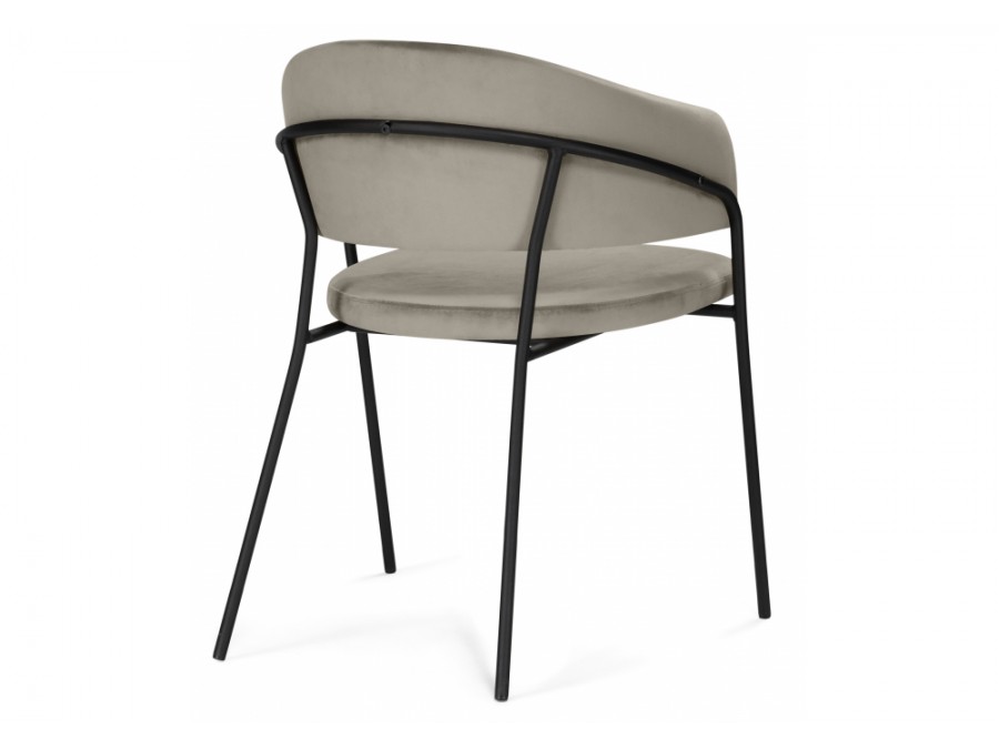 Лукас бежевый / черный каркас