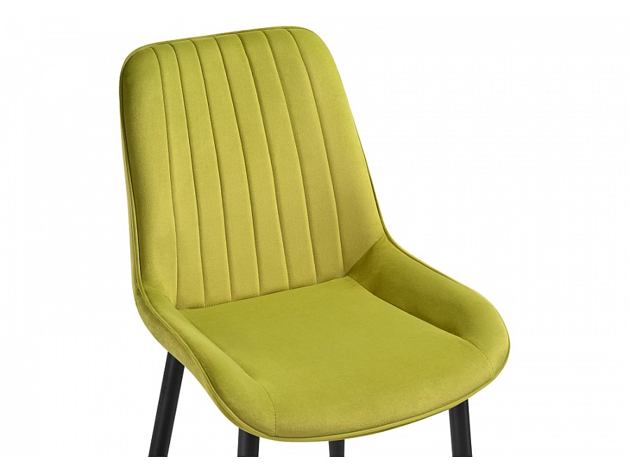 Стул на металлокаркасе Seda 1 khaki / gold / black