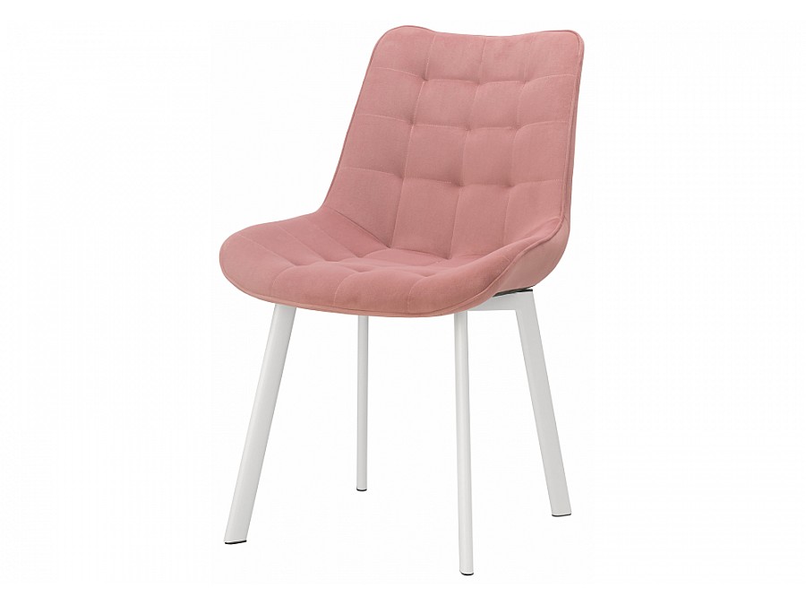 Стул на металлокаркасе Hagen pink / white