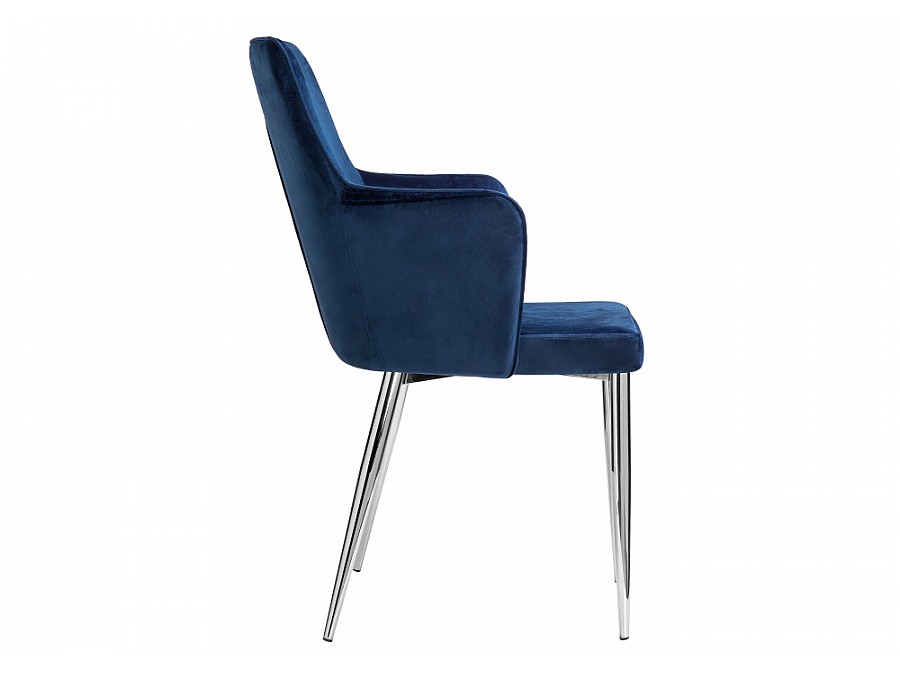 Стул на металлокаркасе Benza dark blue