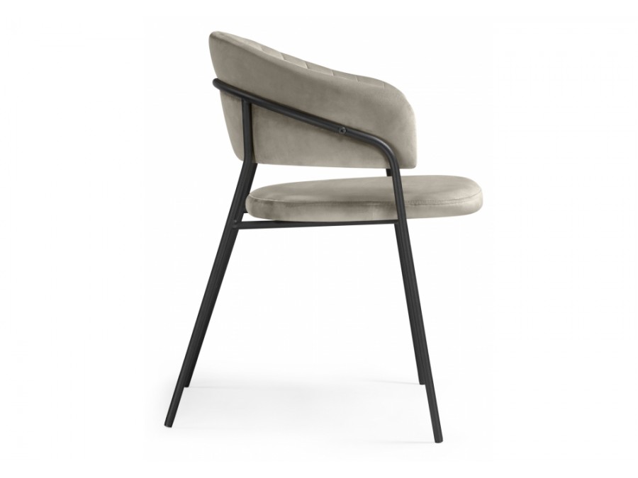 Лукас бежевый / черный каркас