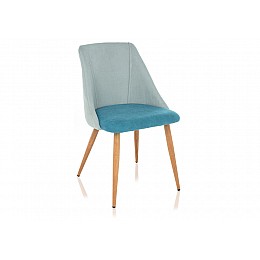 Стул на металлокаркасе Morgan голубой