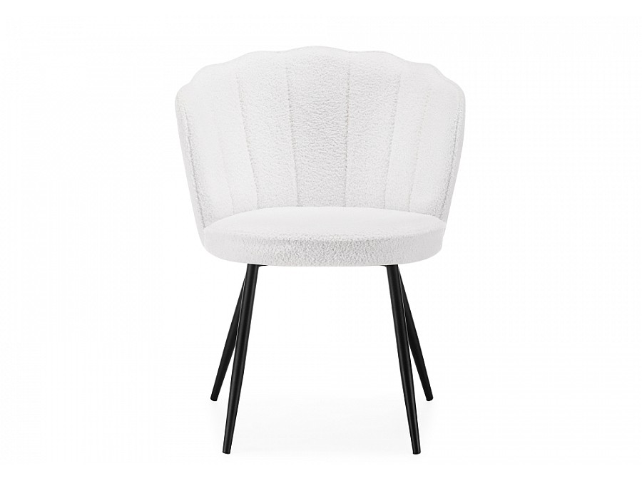 Стул на металлокаркасе Coral white / black