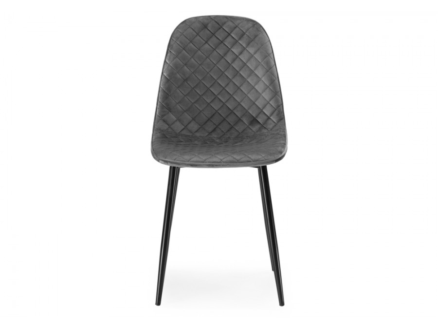 Стул на металлокаркасе Capri dark gray / black