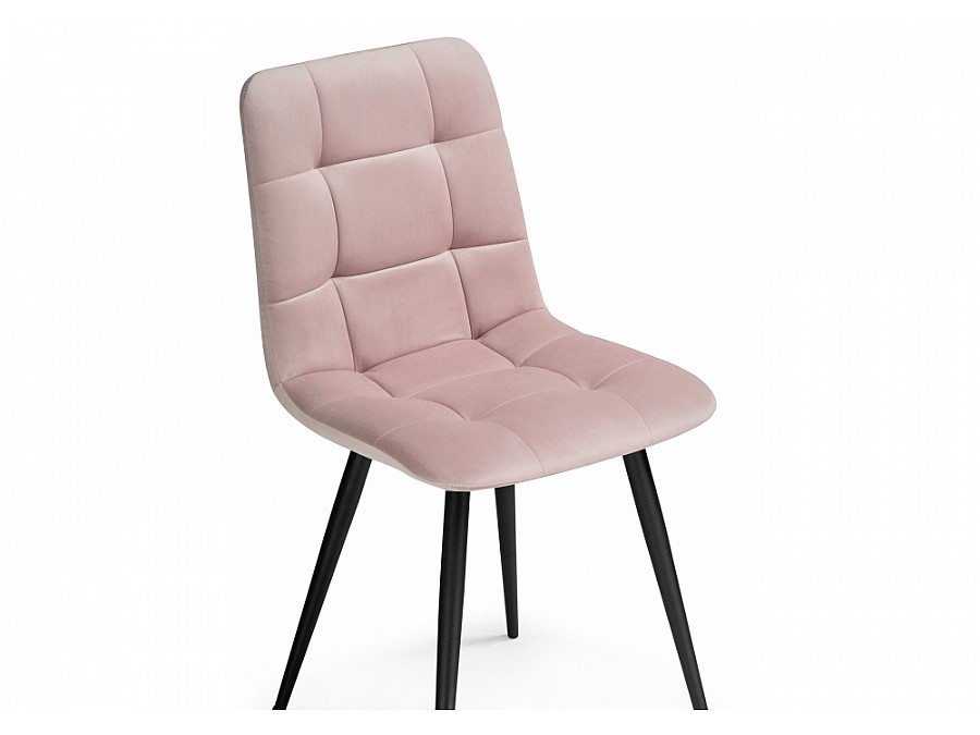 Стул на металлокаркасе Чилли К розовый 37 / черный