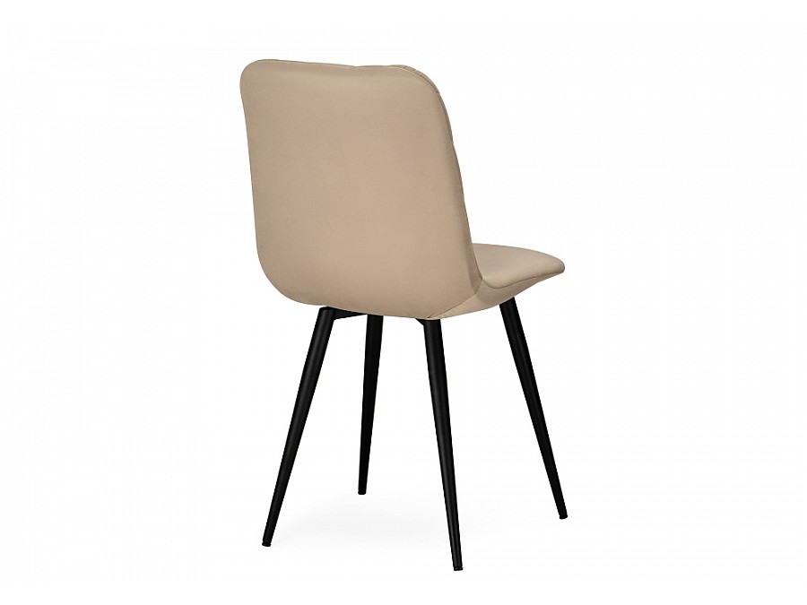 Стул на металлокаркасе Ральф бежевый / черный